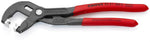 Клещи раздвижени за скоби, червена ръкохватка 180мм, Knipex - K8551180C
