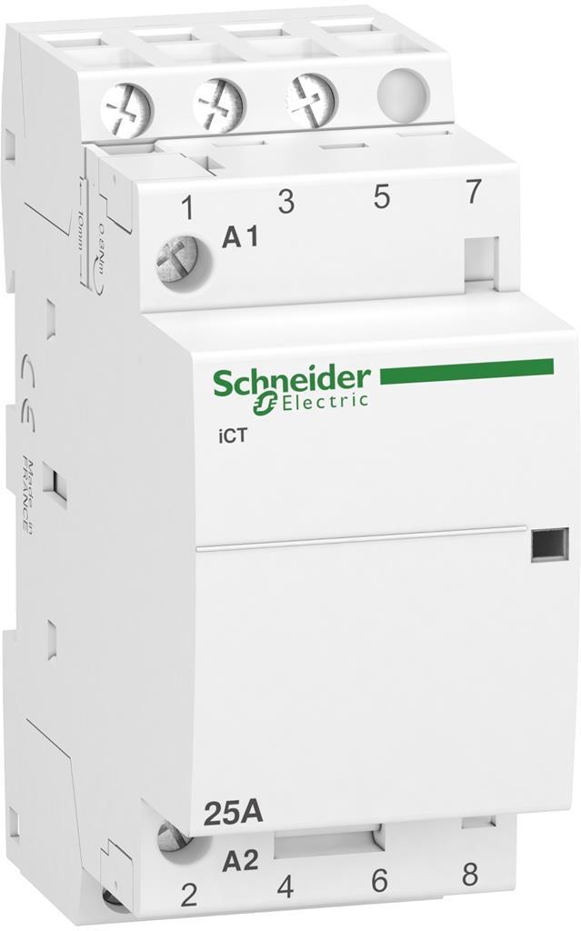 Модулен контактор Acti 9 iCT 25A 3NO 230…240Vac 2 мод. SE, SCHNEIDER ELECTRIC НИСКО НАПРЕЖЕНИЕ, A9C20833