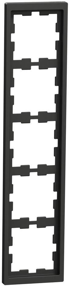 Рамка 5х цвят Антрацит System Design Merten SE, SCHNEIDER ELECTRIC, MEG4050-6534