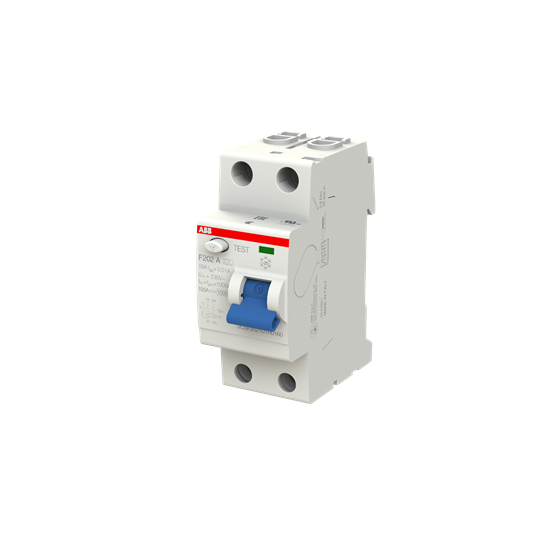ДТЗ 2P 16A 10mА серия F202 тип A ABB, 2CSF202101R0160