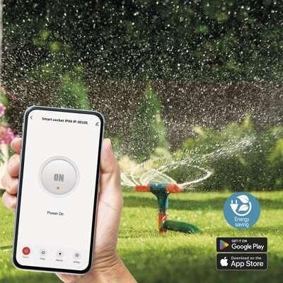 Адаптер Smart за контакт 1х Шуко 16A с мерител IP44 IP-3010S ZigBee GoSmart EMOS
