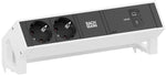 Модул DESK 2 с 2х Шуко и USB тип C Power Delivery 100W, цвят Бял, Bachmann, BACHMANN, BM0022032