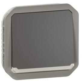 Бутон NO/NC с подсветка механизъм цвят Антрацит IP55 Plexo New Legrand, LEGRAND, 69816L