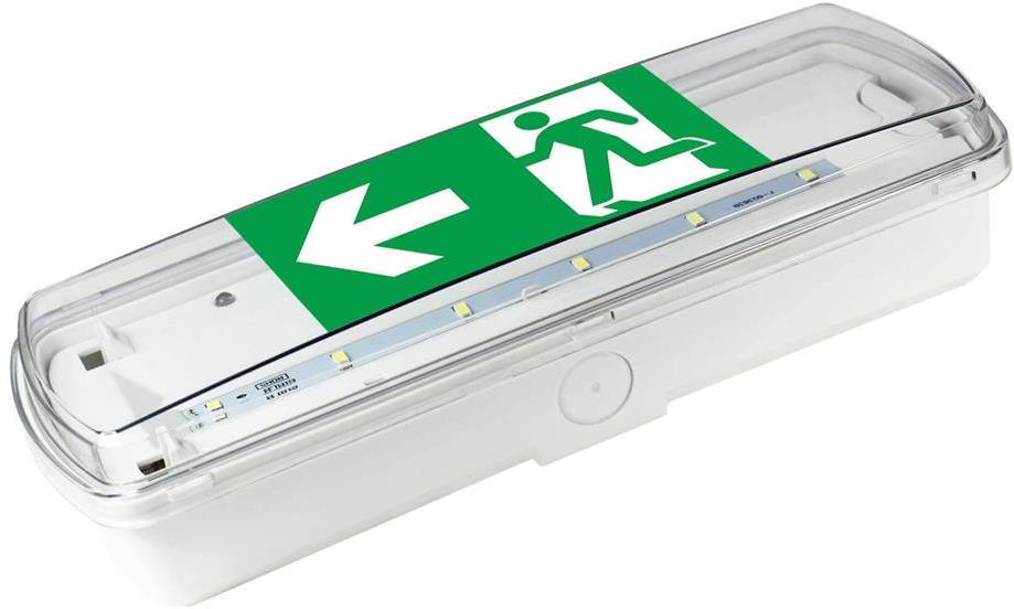 Авариен осветител LED 2.5W 170lm 3h 6500K IP65 открит монтаж Commel, COMMEL, C346-205