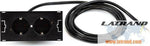 Модул за DUE с 2х Шуко, с кабел 2м, цвят Черен, Bachmann - B929.000