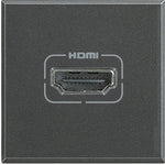 Розетка HDMI 2 мод. цвят Антрацит Axolute Bticino, BTICINO, HS4284