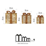 Декорация подарък 15х20х25см LED топла светлина 3 бр. IP20 FIGURES EMOS, DCFC14