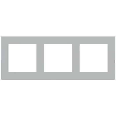 Рамка 3х 55x55 Deep FF/Linea71/20Venti Fenix Grey Ephesus EKINEX, EK-D3P-FGE