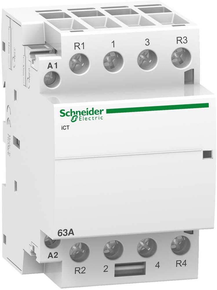 Модулен контактор Acti 9 iCT 63A 2NO-2NC 230…240Vac 3 мод. SE, SCHNEIDER ELECTRIC НИСКО НАПРЕЖЕНИЕ, A9C20868