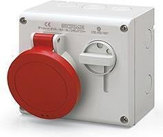 Промишлен контакт 3P+N+Е 16A IP44 с механична блокировка серия Omnia Scame-500.1687