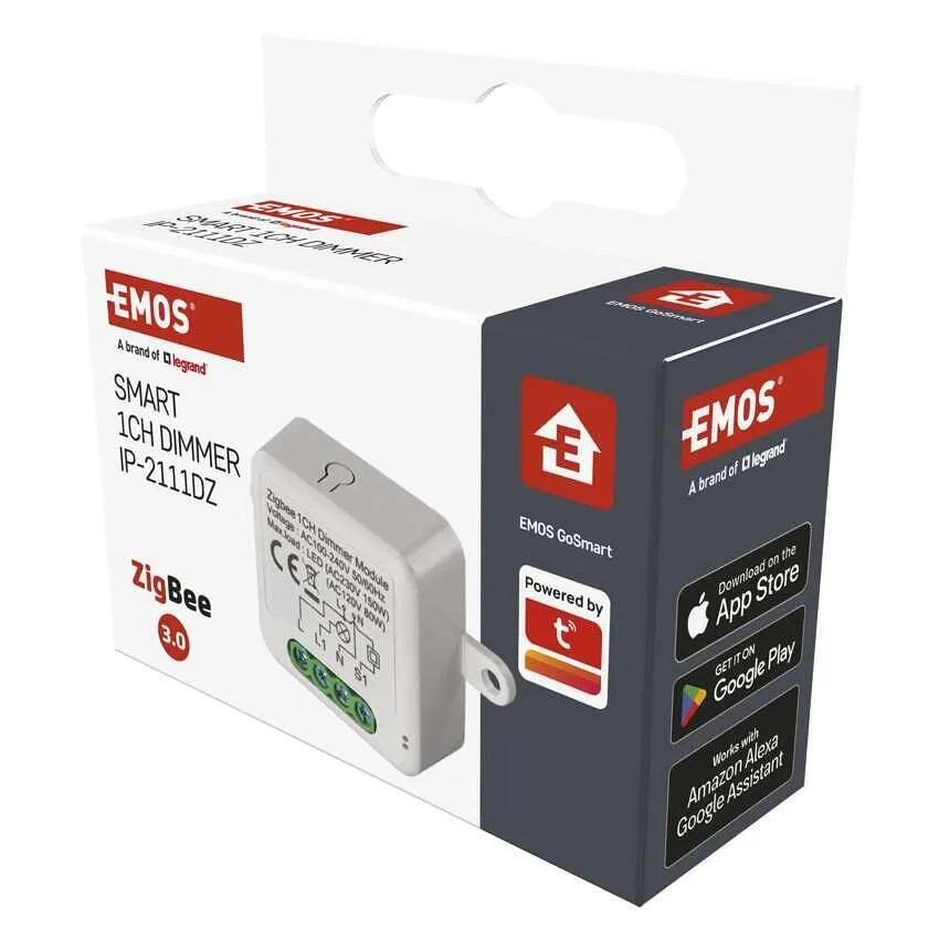 Микромодул Smart реле 1х димер 150VA изисква неутрала IP-2111DZ ZigBee GoSmart EMOS