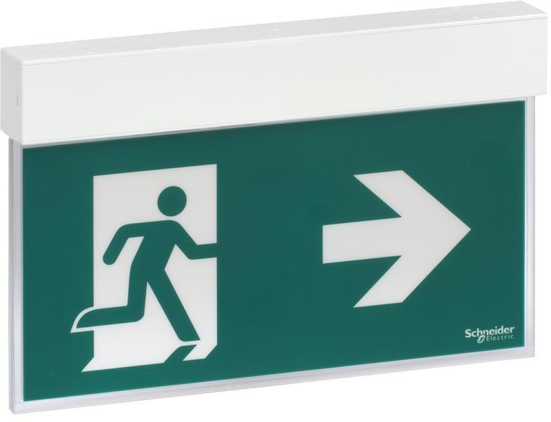 Авариен осветител Exiway Easysign 24m 1.5h IP40 SE, SCHNEIDER ELECTRIC, OVA38250