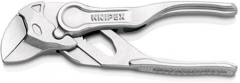 Клещи раздвижени, хромирани, ръкохватка 100мм, Knipex - K8604100
