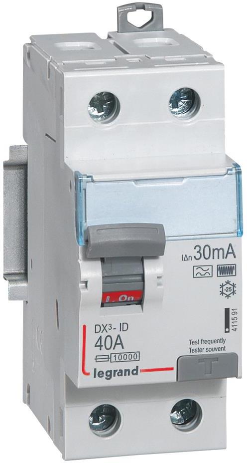 ДТЗ 2P 40А 30mА серия TX3 ID тип F Legrand, LEGRAND НИСКО НАПРЕЖЕНИЕ, 411591