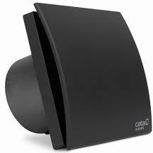 Вентилатор UC-10 SILENTIS BK ф100мм, цвят Черен, 105м3/ч, 8W, 26dB комплект с клапа CATA, CATA Вентилатори, C01222000