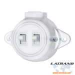 ATRA - Сериен ключ 10A открит монтаж IP21 бял - 5125, АТРА