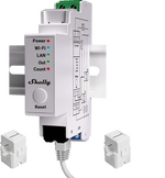 Монофазен Smart мерител 2х 50A за DIN монтаж Shelly PRO EM 50 - 268148