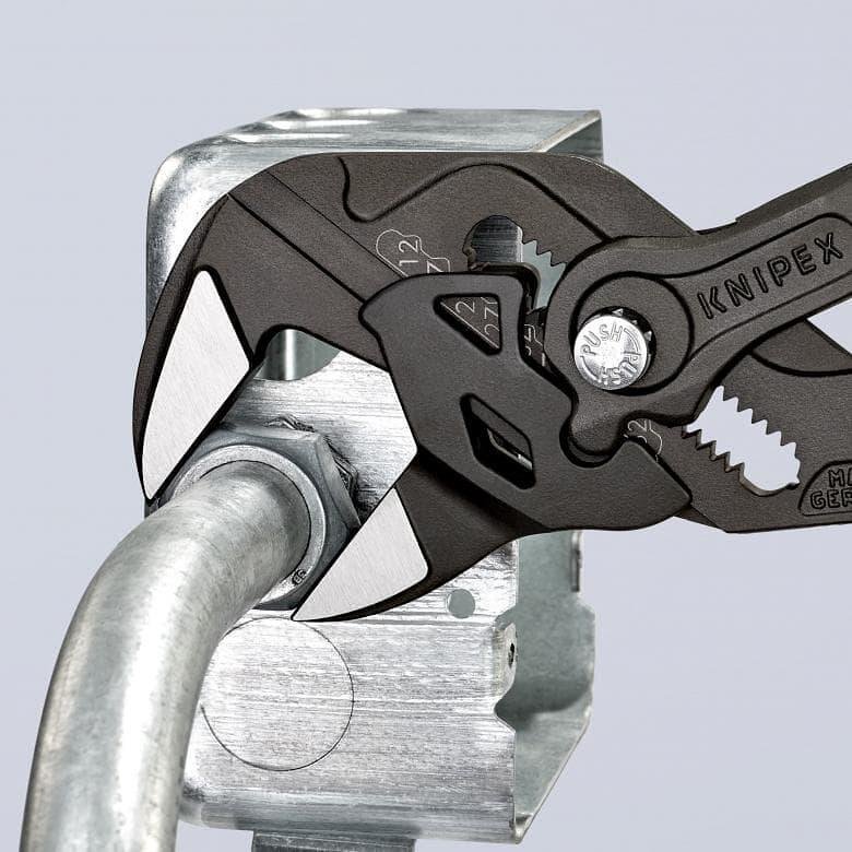 Клещи раздвижени, червена ръкохватка 250мм, Knipex - K8601250