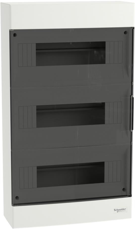 Табло за открит монтаж 3x12 мод. Easy 9 EU с прозрачна врата и Н и РЕ клеми SE, SCHNEIDER ELECTRIC НИСКО НАПРЕЖЕНИЕ, EZ9EUC312