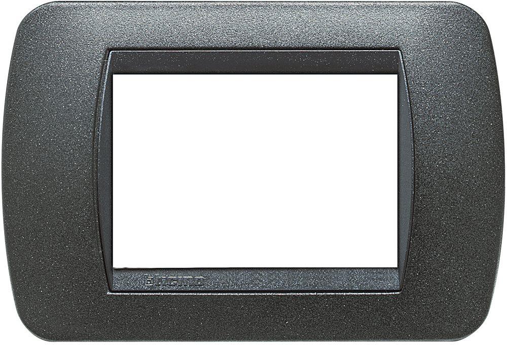 Рамка 3 мод. Black Graphite LL International Bticino, BTICINO, L4803GFN