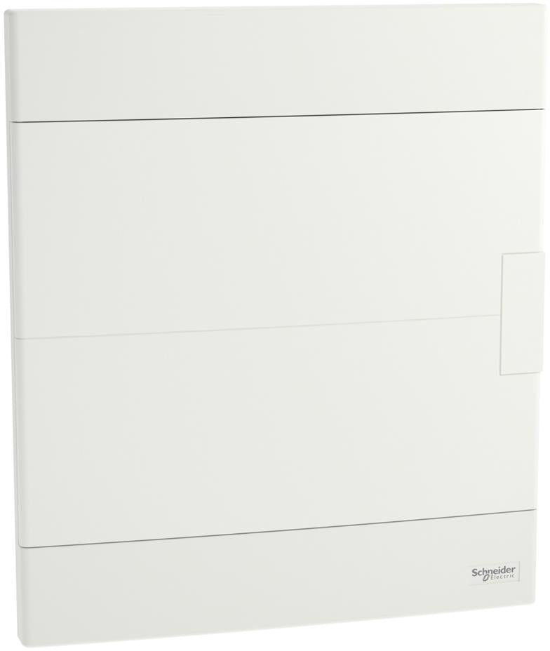 Табло за скрит монтаж 2x12 мод. Easy 9 EU с бяла плътна врата и Н и РЕ клеми SE, SCHNEIDER ELECTRIC НИСКО НАПРЕЖЕНИЕ, EZ9EUB212