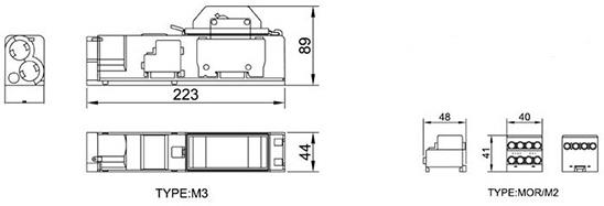 Разклонителна кутия IP54 за стълб M3 GAO, BSTM3