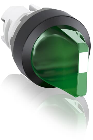 Превключвател зелен M2SS1-11G 1-2 светещ Ø22mm Modular ABB, 1SFA611200R1102