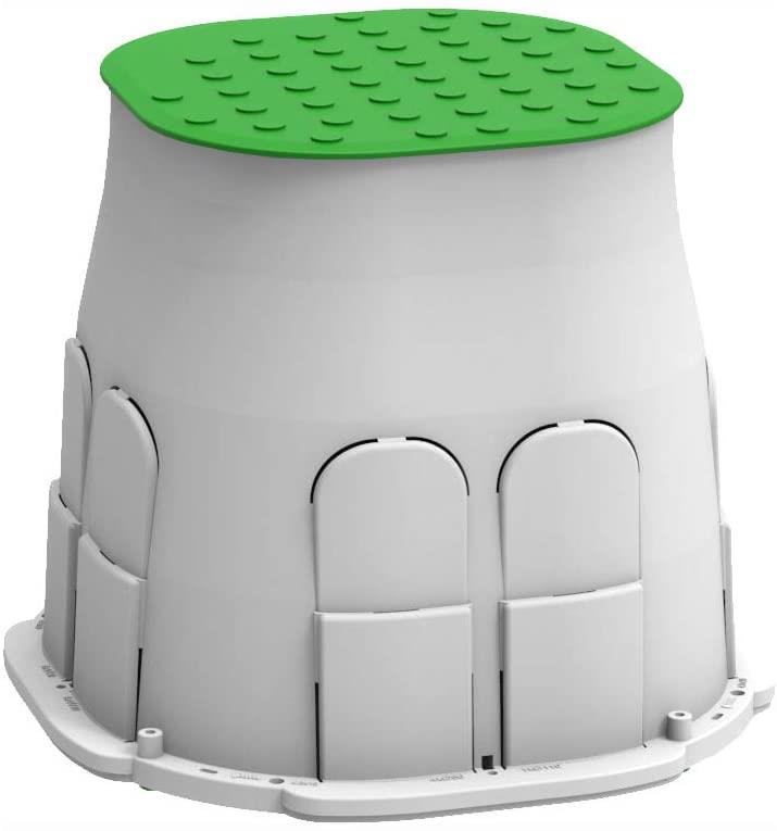 Шахта DRAINbox 180х180мм h=210мм капак 400кг ЗЕЛЕН Arnocanali, ARNOCANALI, PB2020V