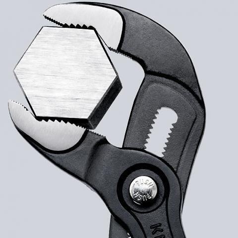 Клещи раздвижени Cobra, червена ръкохватка 150мм, Knipex - K8701150