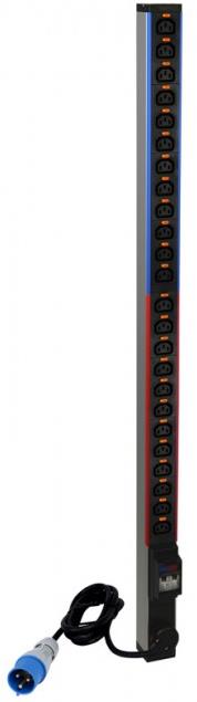 Разклонител PDU Zero-U 24x C13, с кабел 3м и щепсел 2P+E 32A, Legrand, LEGRAND, 646857