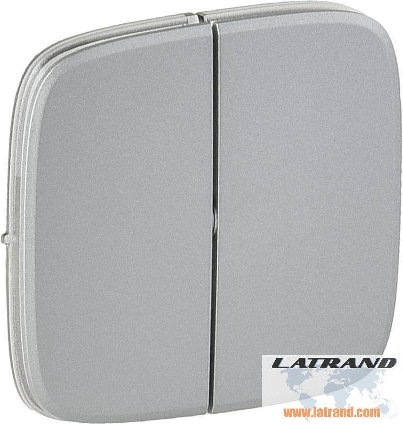 Лицев панел за сериен ключ цвят Алуминий Valena Allure Legrand - 755027