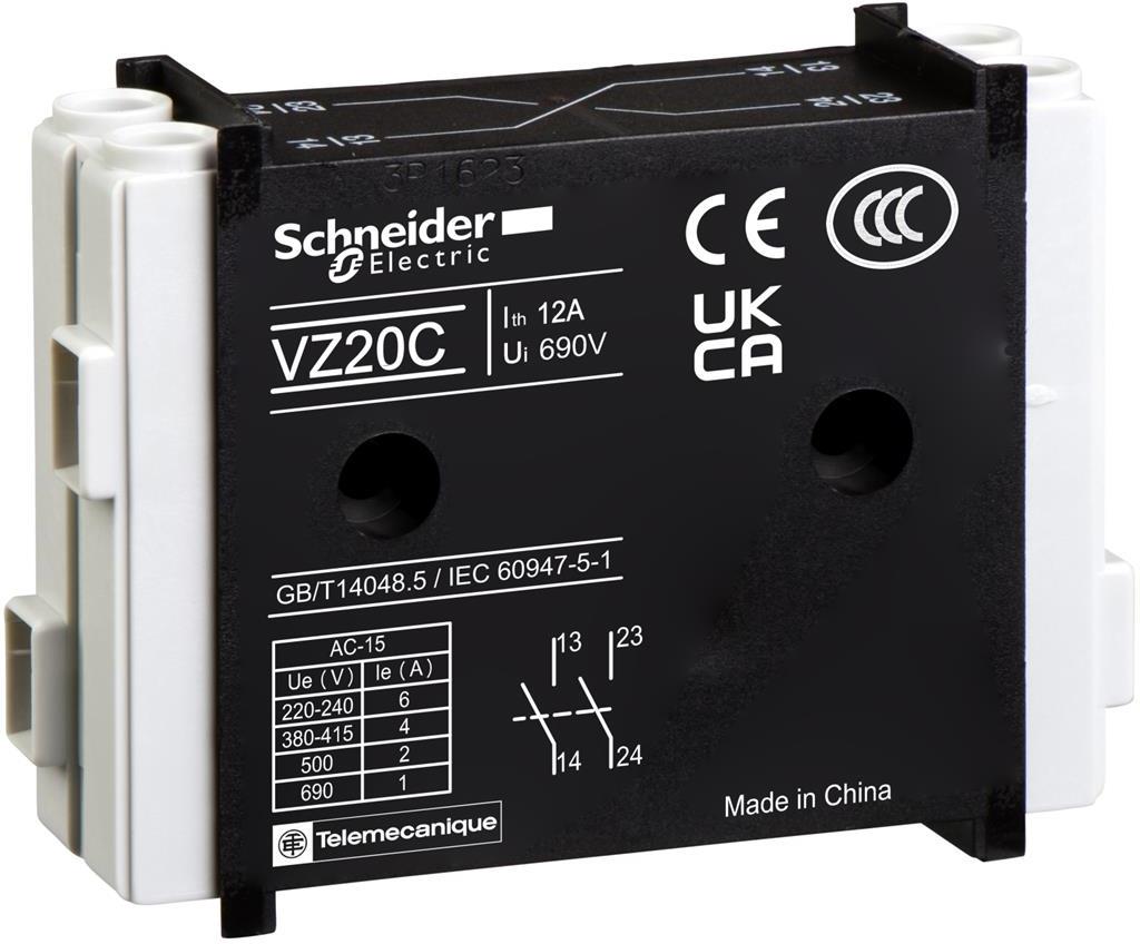 Контактен блок 2NO TeSys Vario SE, SCHNEIDER ELECTRIC НИСКО НАПРЕЖЕНИЕ, VZ20