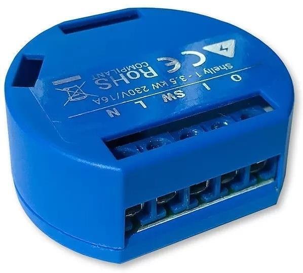 Микромодул Smart реле 1х On/Off 16A изисква неутрала Shelly 1 - 262009 /до изчерпване/
