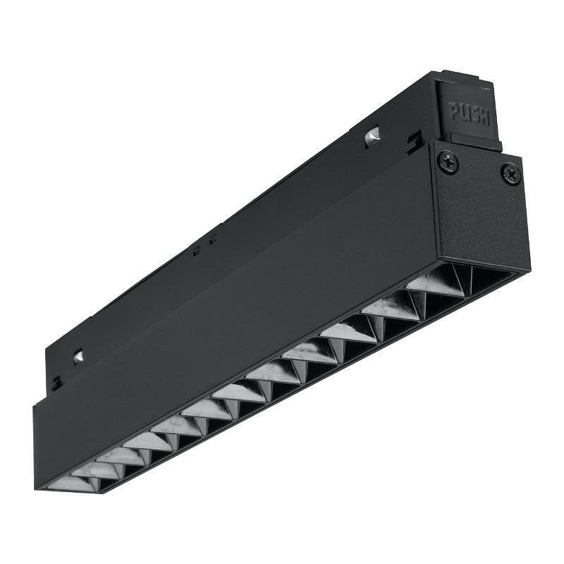 Линейна магнитна лампа за релсова система M-LINE, черна, 12 W, 960 lm, 4000 K, DPM, MTL-SPL-12W-B
