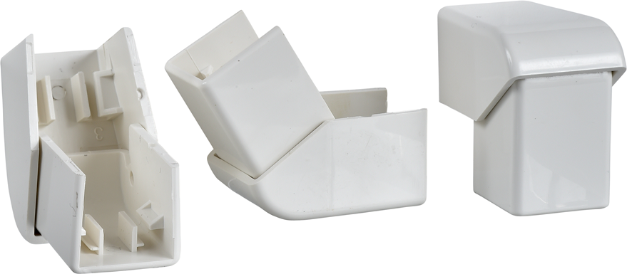 Външен ъгъл 40x16 40х25 и 40х40mm за мини канали Ultra PVC SE /до изчерпване/, SCHNEIDER ELECTRIC, ETK40330