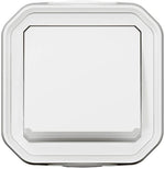Бутон с подсветка моноблок за скрит монтаж цвят Бял IP55 Plexo New Legrand, LEGRAND, 69823L