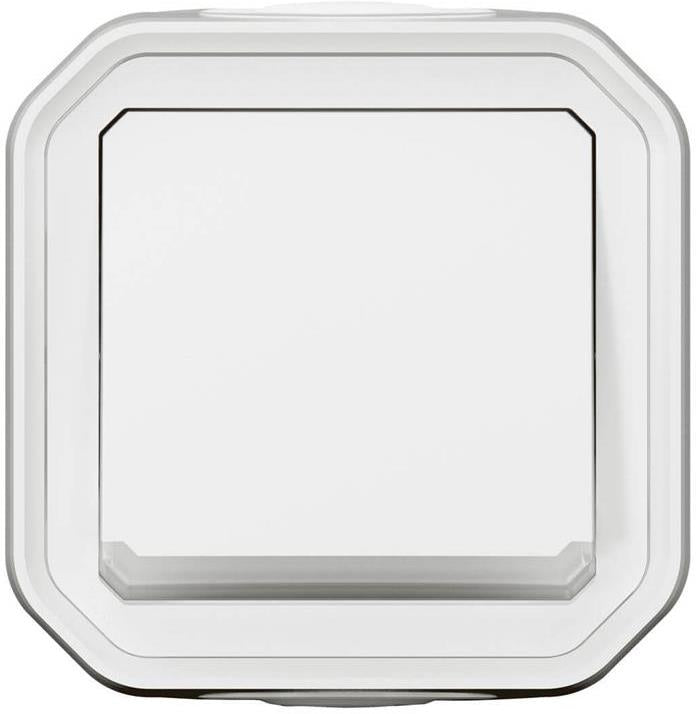 Бутон с подсветка моноблок за скрит монтаж цвят Бял IP55 Plexo New Legrand, LEGRAND, 69823L