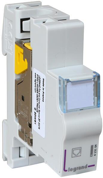 Розетка RJ45 cat.6A STP LCS3 DIN монтаж Legrand, LEGRAND, 413104