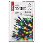 Комплект коледни лампички 120x LED многоцветни 12м IP44 с 8 програми CLASSIC EMOS - D4AM08