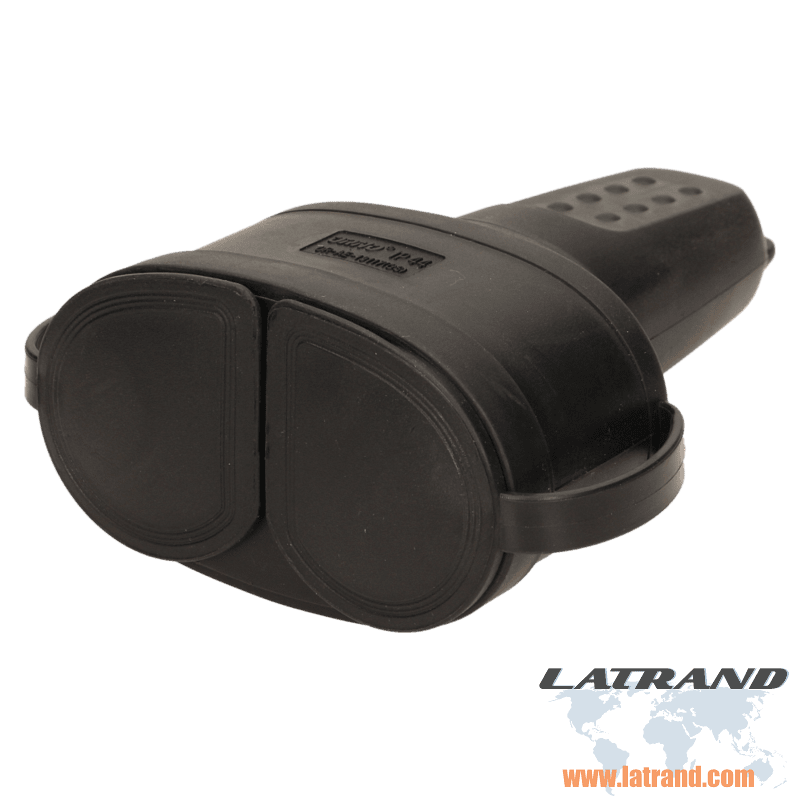 Двоен гумен куплунг IP 44 от Orno OR-AE-13117(GS)