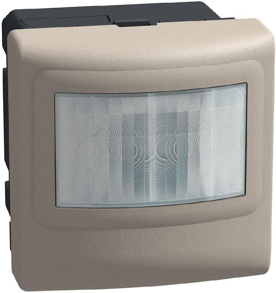 Датчик за движение PIR, 170°, обхват 8m @ h=1.2 мод., LED ≤ 500W, изисква неутрала 2 мод. цвят Камък Light Now Bticino, BTICINO, YG4430N