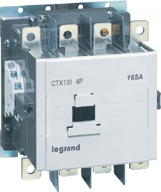 Контактор CTX3-130 4P 60kW (120A AC-3) 2NO-2NC 100...240Vac/dc Legrand, LEGRAND НИСКО НАПРЕЖЕНИЕ, 416466