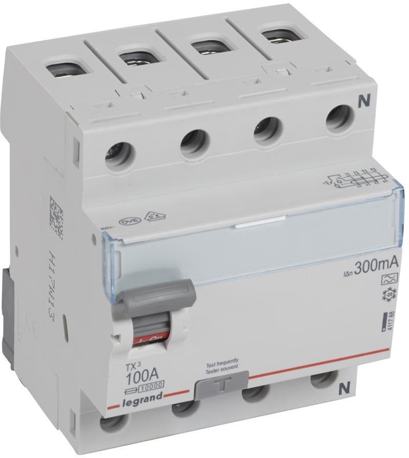 ДТЗ 4P 100А 300mА серия TX3 ID тип A Legrand, LEGRAND НИСКО НАПРЕЖЕНИЕ, 411788