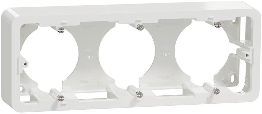 Конзола за открит монтаж 3х 2 мод. цвят Бял Unica Pro SE, SCHNEIDER ELECTRIC, NU840618