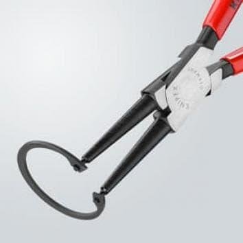 Зегер клещи, Ø40-100мм, червена ръкохватка 225мм, Knipex - K4411J3