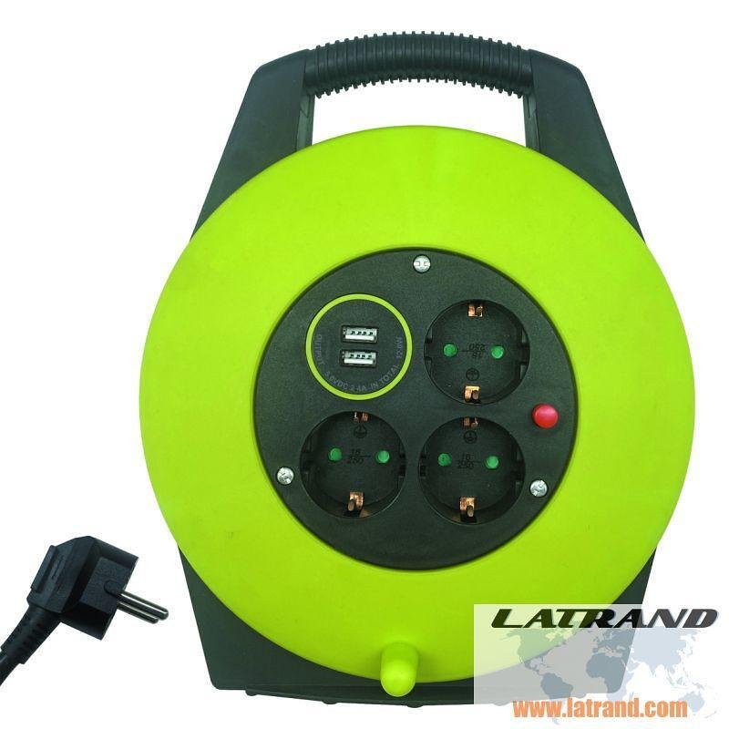 МАКАРА С 3 ГНЕДА, 2XUSB, ЗАЩИТА ОТ ПРЕГРЯВАНЕ KONEKTO - KN41094