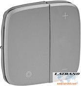 Лицев панел за бутонен димер цвят Алуминий Valena Allure Legrand - 752087
