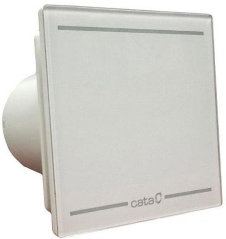 Вентилатор E-100GLT ф100мм, цвят Бял, 115м2/ч, 8W, 31dB, с регулируемо LED осветление 2x2W CATA - C00900001