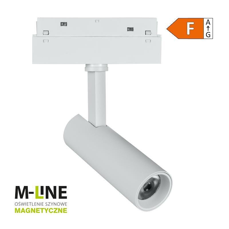 Магнитна лампа за релсова система M-LINE, бяла, 5 W, 400 lm, 4000 K, DPM, MTL-ST-5W-W