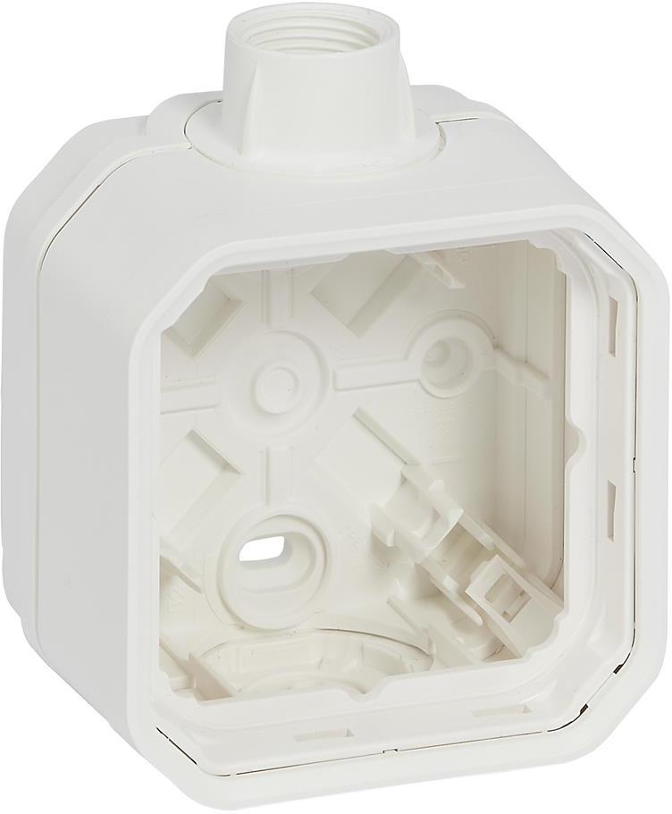 Кутия с 1х щуцер M20 за открит монтаж цвят Бял IP55 Plexo New Legrand, LEGRAND, 69686L